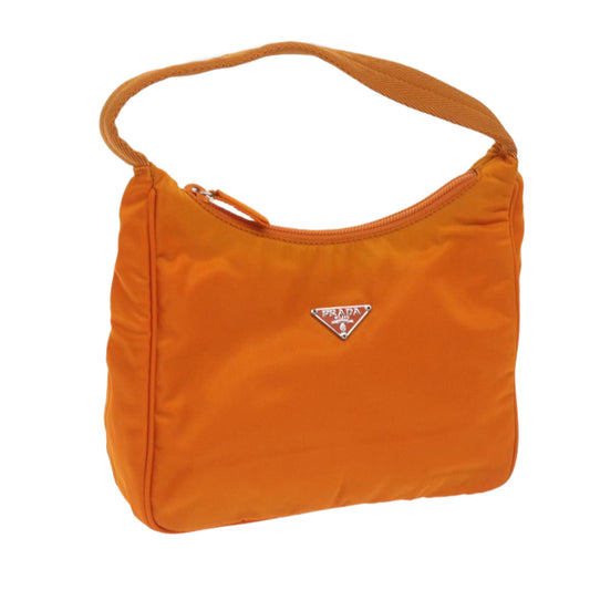PRADA Hand Bag Nylon Orange  68495