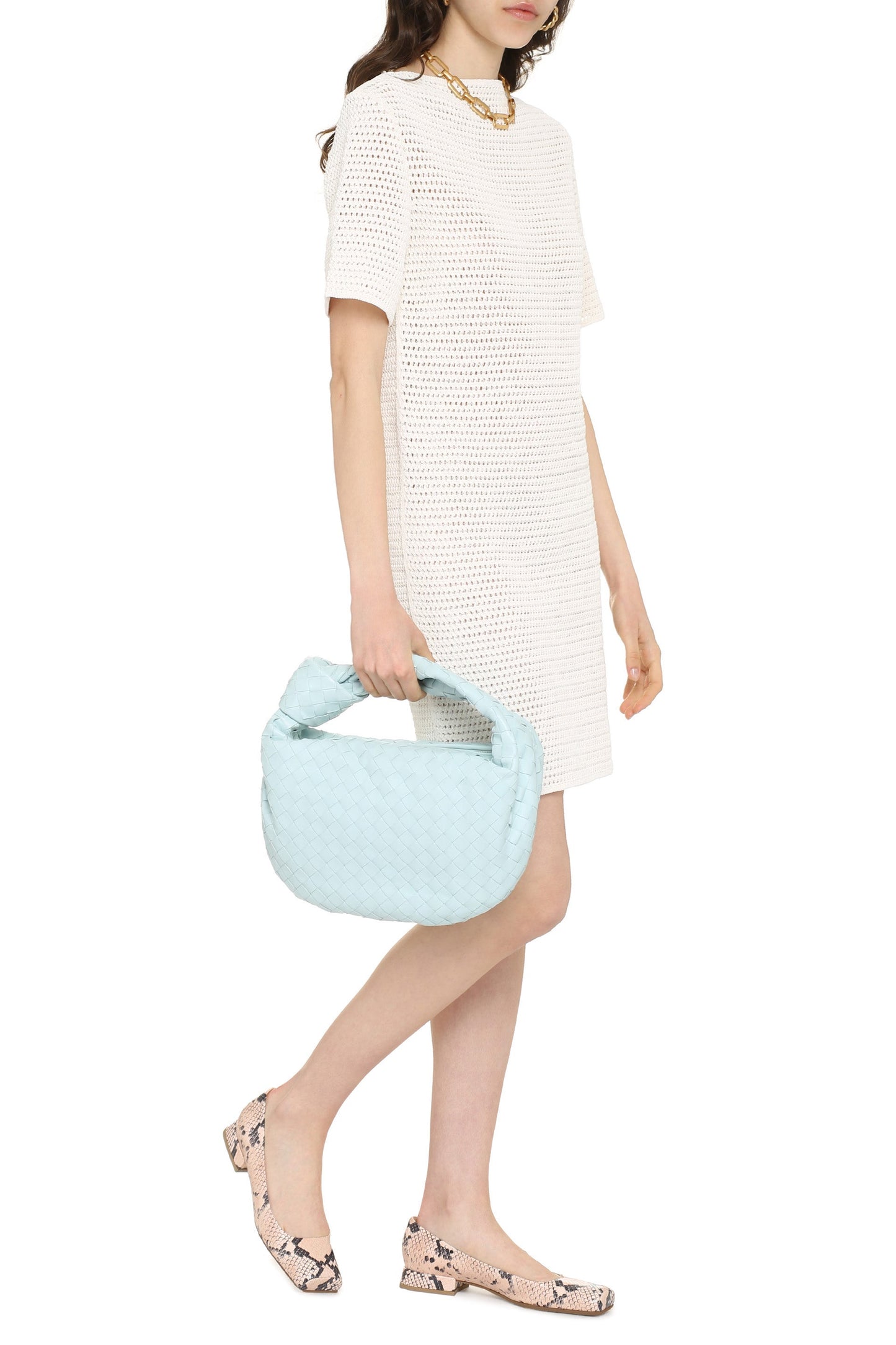 BOTTEGA VENETA Crochet Mini Dress