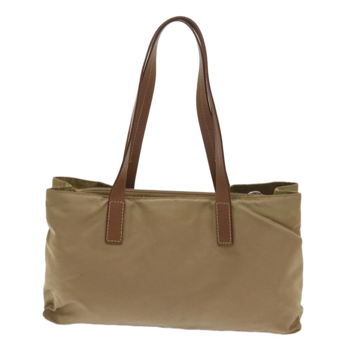 PRADA Tote Bag Nylon Beige  68623
