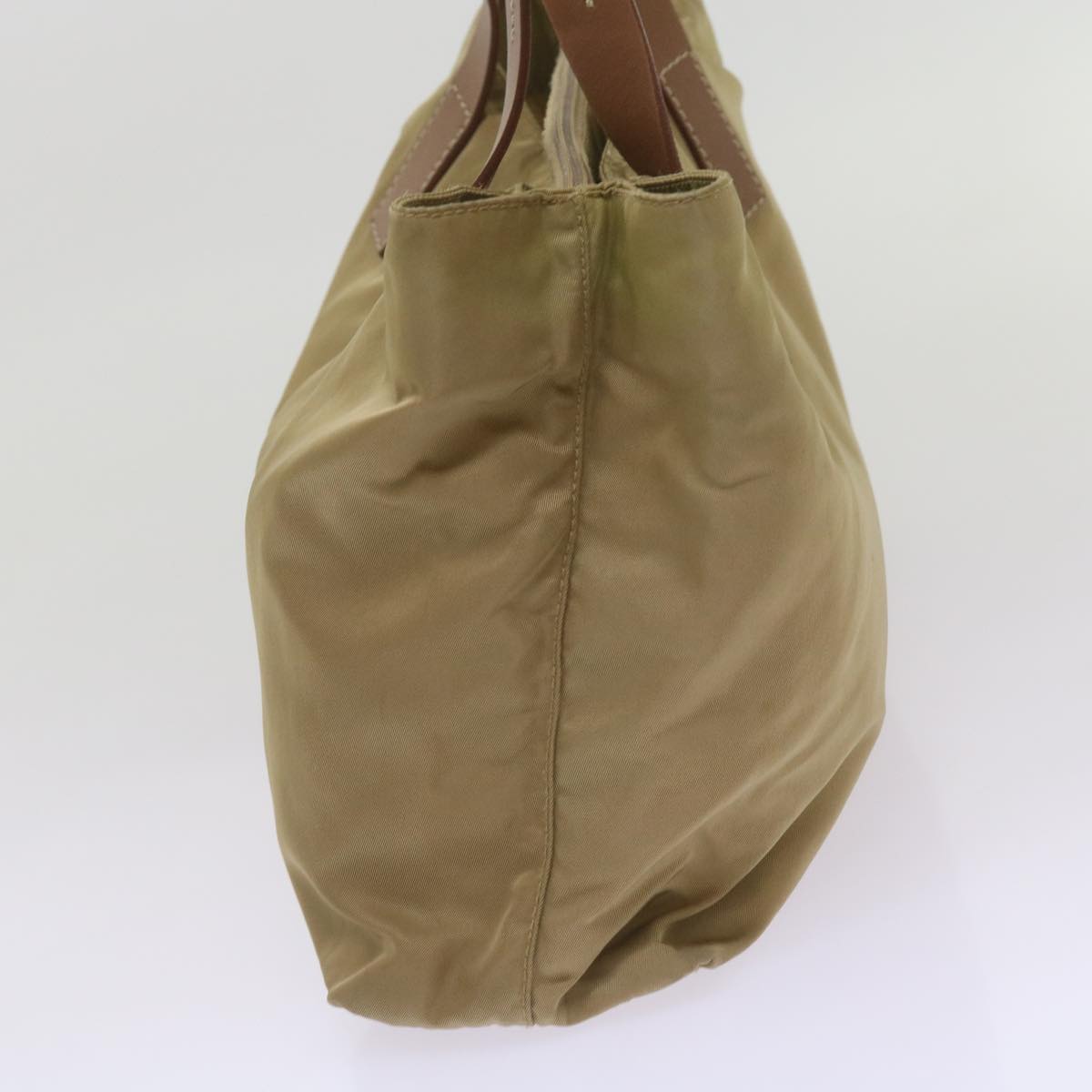 PRADA Tote Bag Nylon Beige  68623
