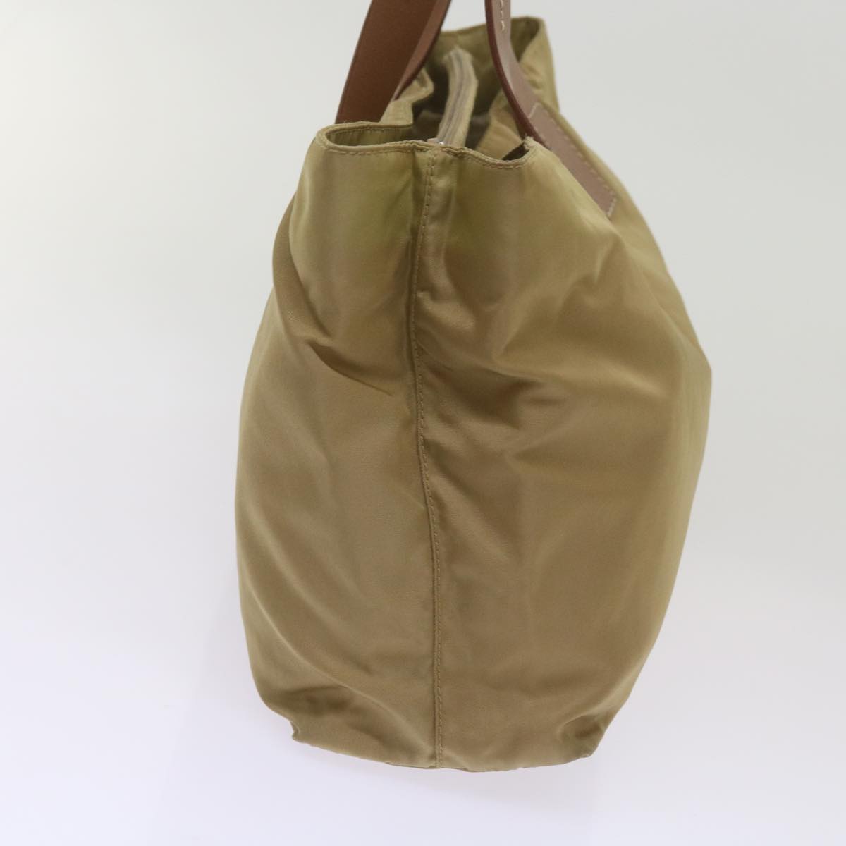 PRADA Tote Bag Nylon Beige  68623