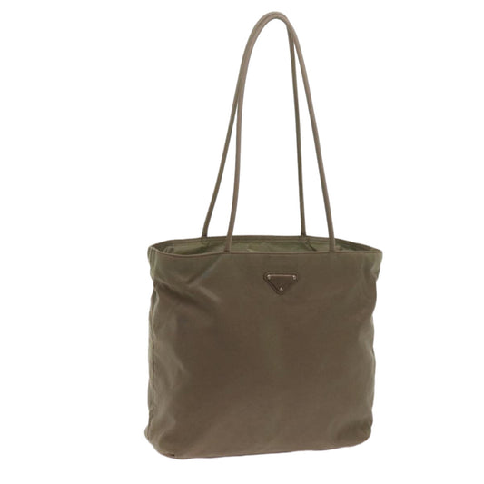 PRADA Tote Bag Nylon Khaki  68626