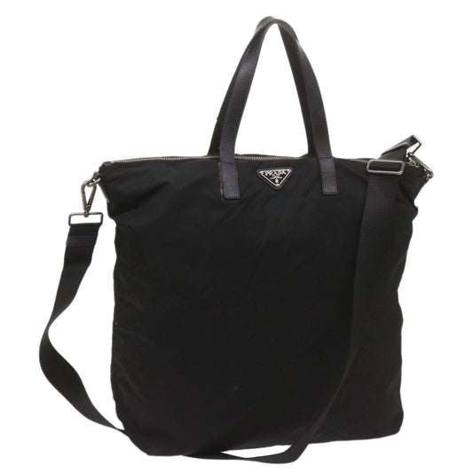 PRADA Hand Bag Nylon 2way Black  68628