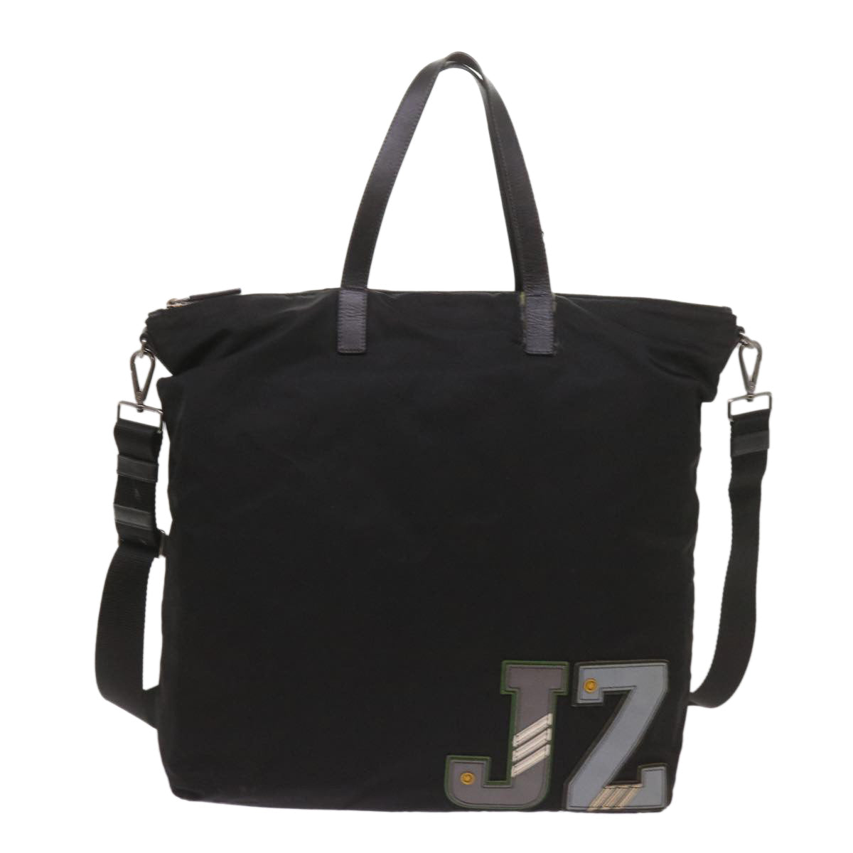 PRADA Hand Bag Nylon 2way Black  68628