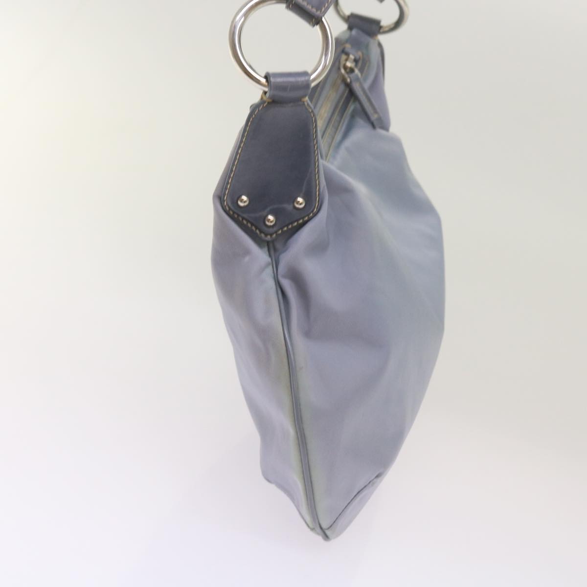 PRADA Shoulder Bag Nylon Light Blue  68673