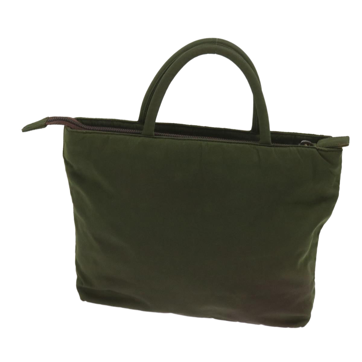 PRADA Hand Bag Nylon Khaki  68783