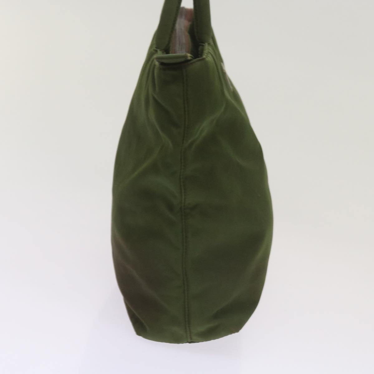 PRADA Hand Bag Nylon Khaki  68783
