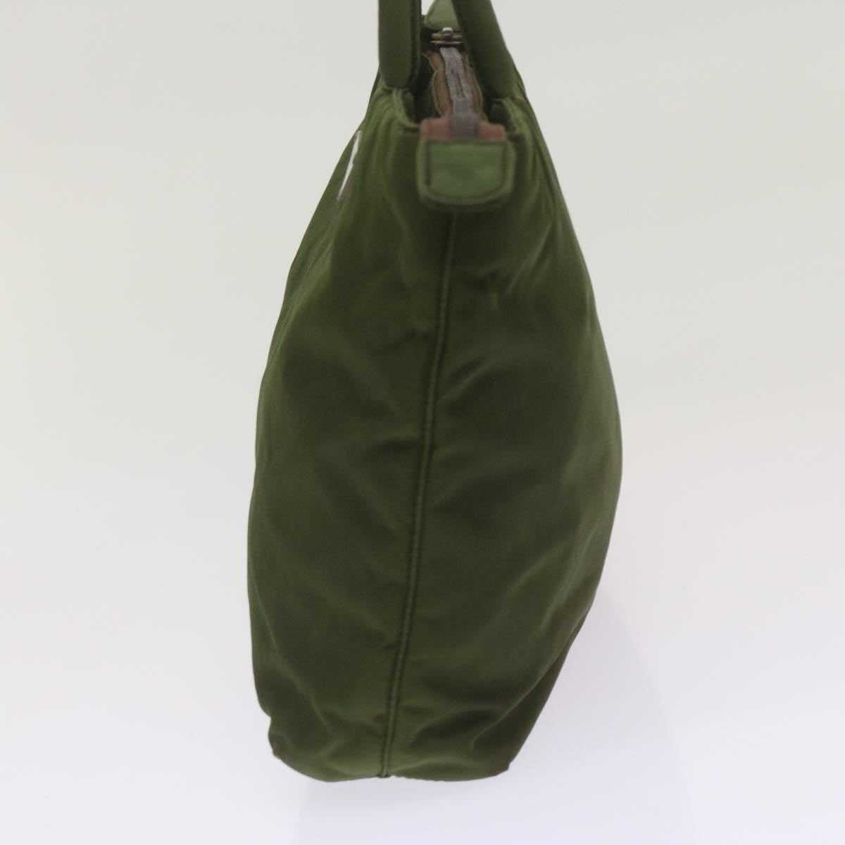 PRADA Hand Bag Nylon Khaki  68783