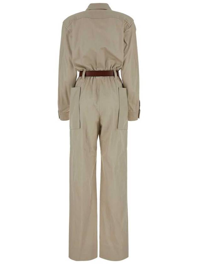 Saint Laurent belted cotton jumpsuit 785813Y9I22