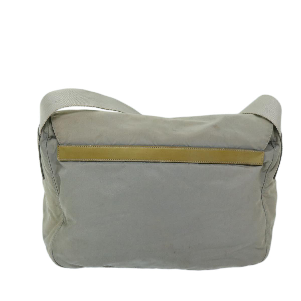 PRADA Shoulder Bag Nylon Gray  68807