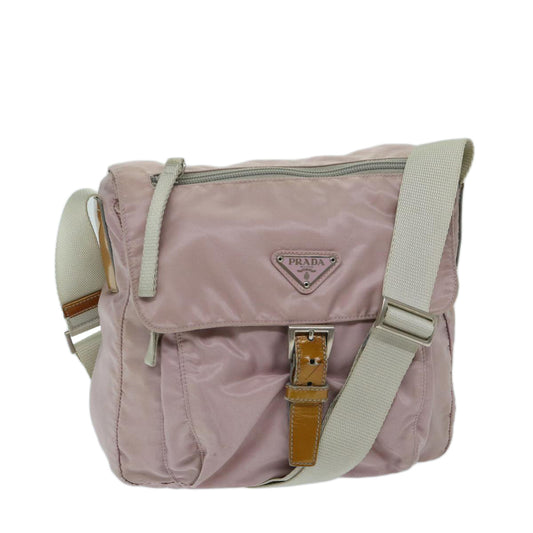 PRADA Shoulder Bag Nylon Pink  68809
