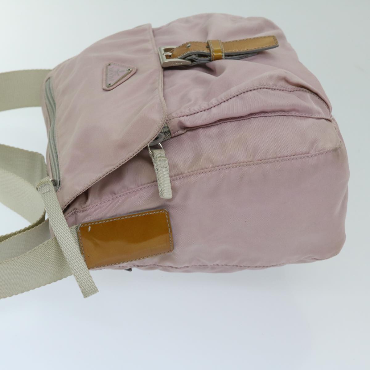 PRADA Shoulder Bag Nylon Pink  68809