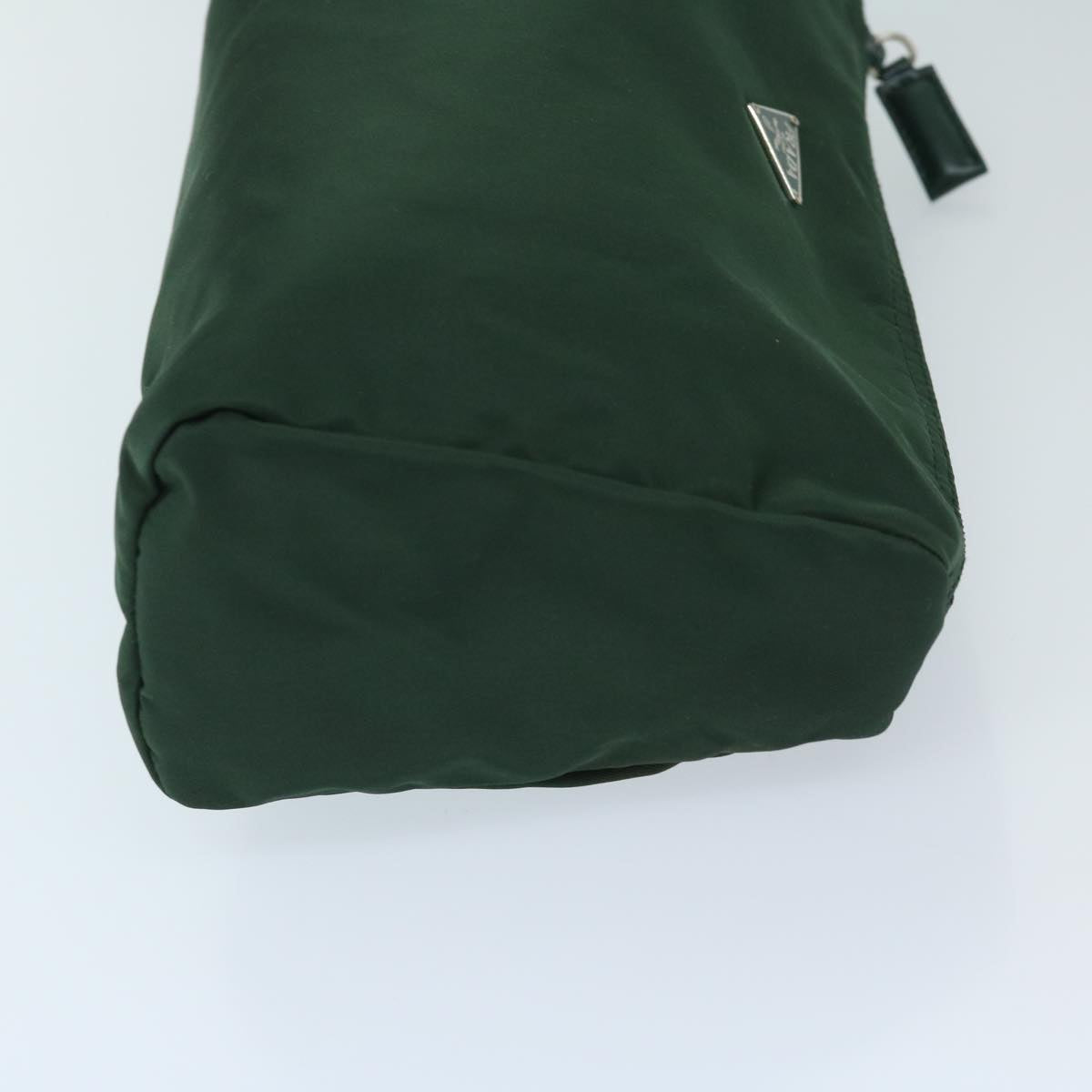 PRADA Pouch Nylon Green  68869