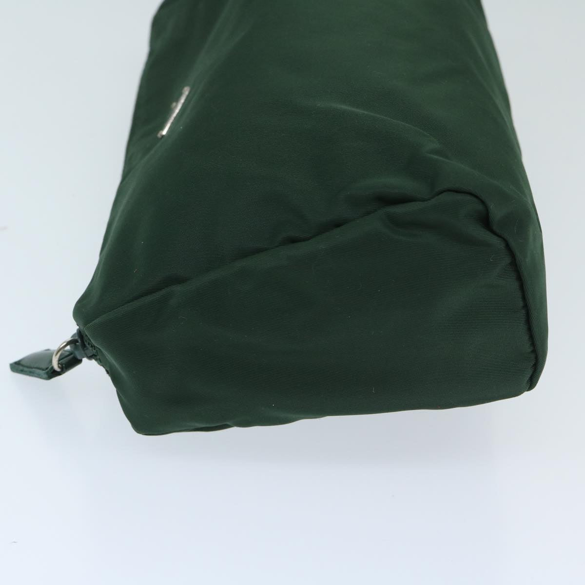 PRADA Pouch Nylon Green  68869