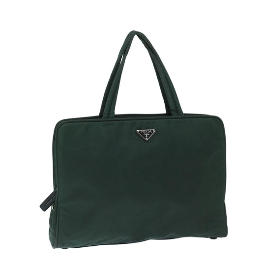 PRADA Hand Bag Nylon Green  68874