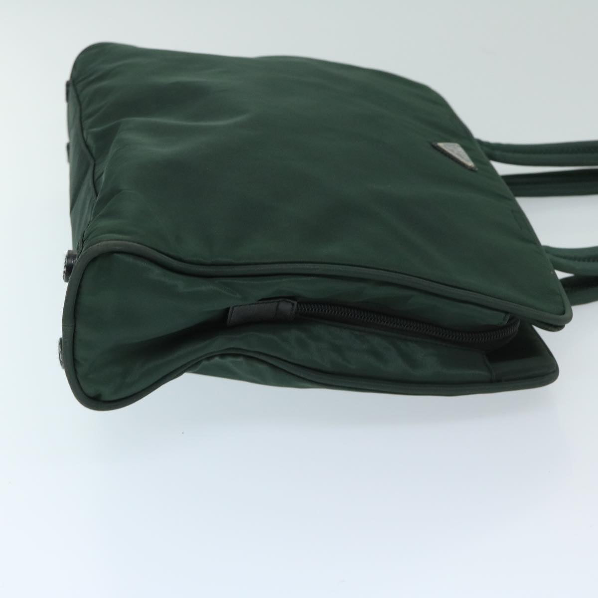 PRADA Hand Bag Nylon Green  68874