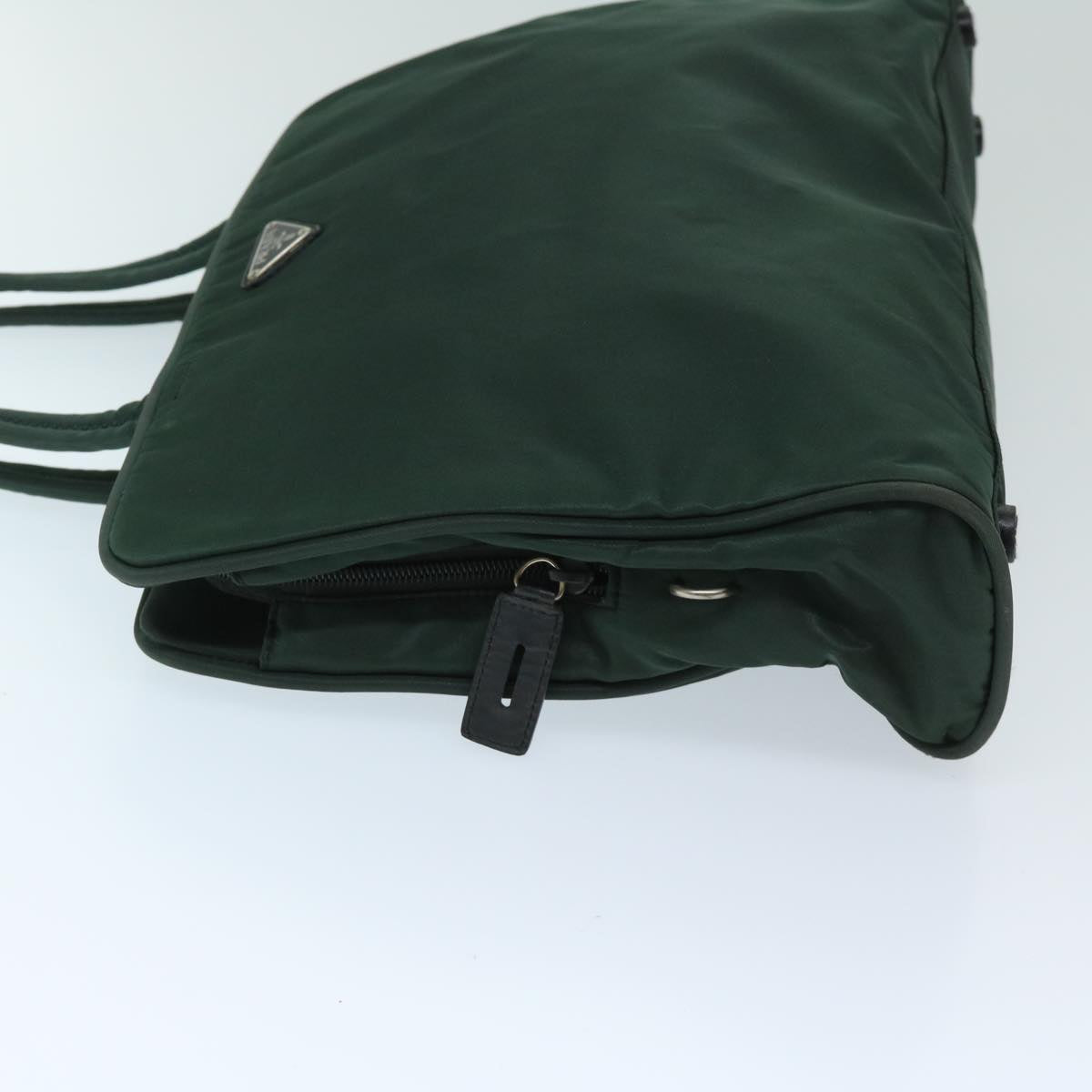 PRADA Hand Bag Nylon Green  68874