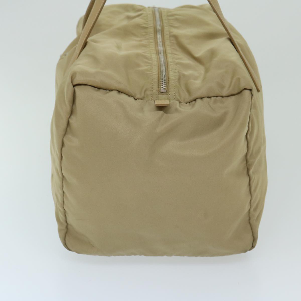 PRADA Hand Bag Nylon Beige  68875