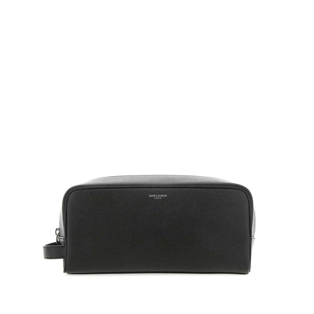 Saint Laurent Black Wash Bags Men