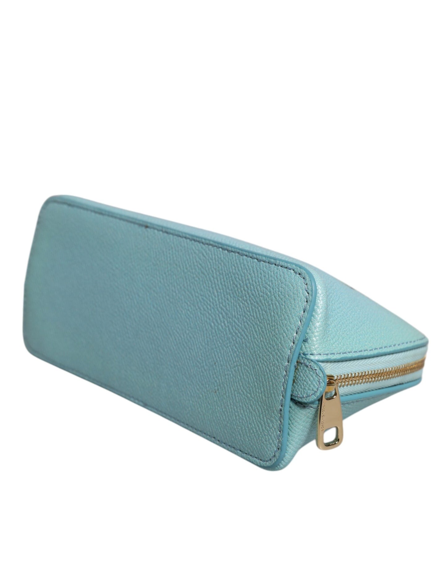 Dolce & Gabbana Light Blue Leather HandWomen's Clutch Mini Purse Pouch Women's Bag ()