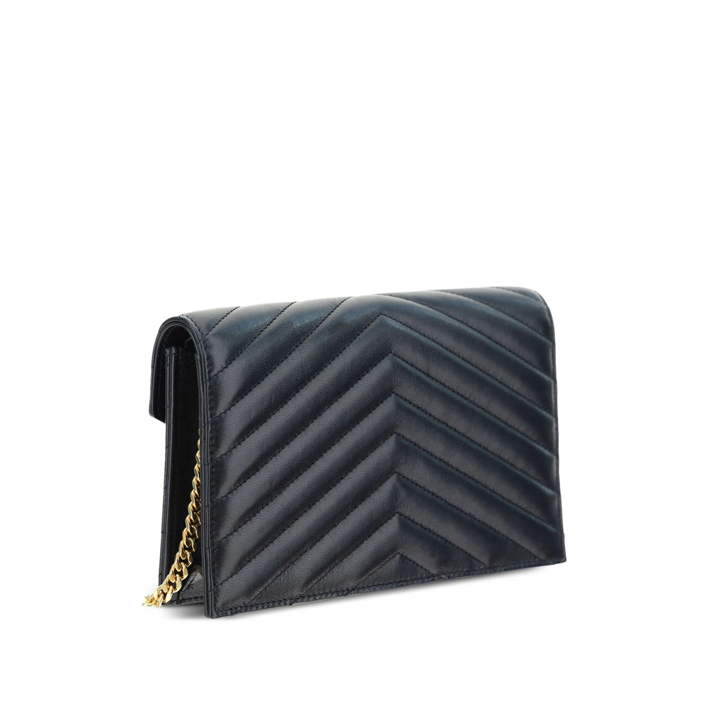 Saint Laurent Black Wallets & Purses Women