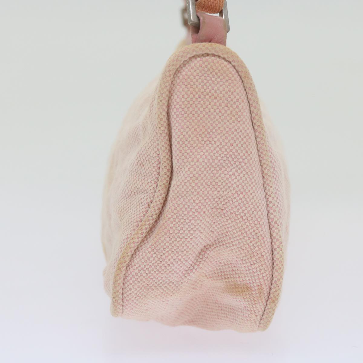 PRADA Accessory Pouch Canvas Pink 68983