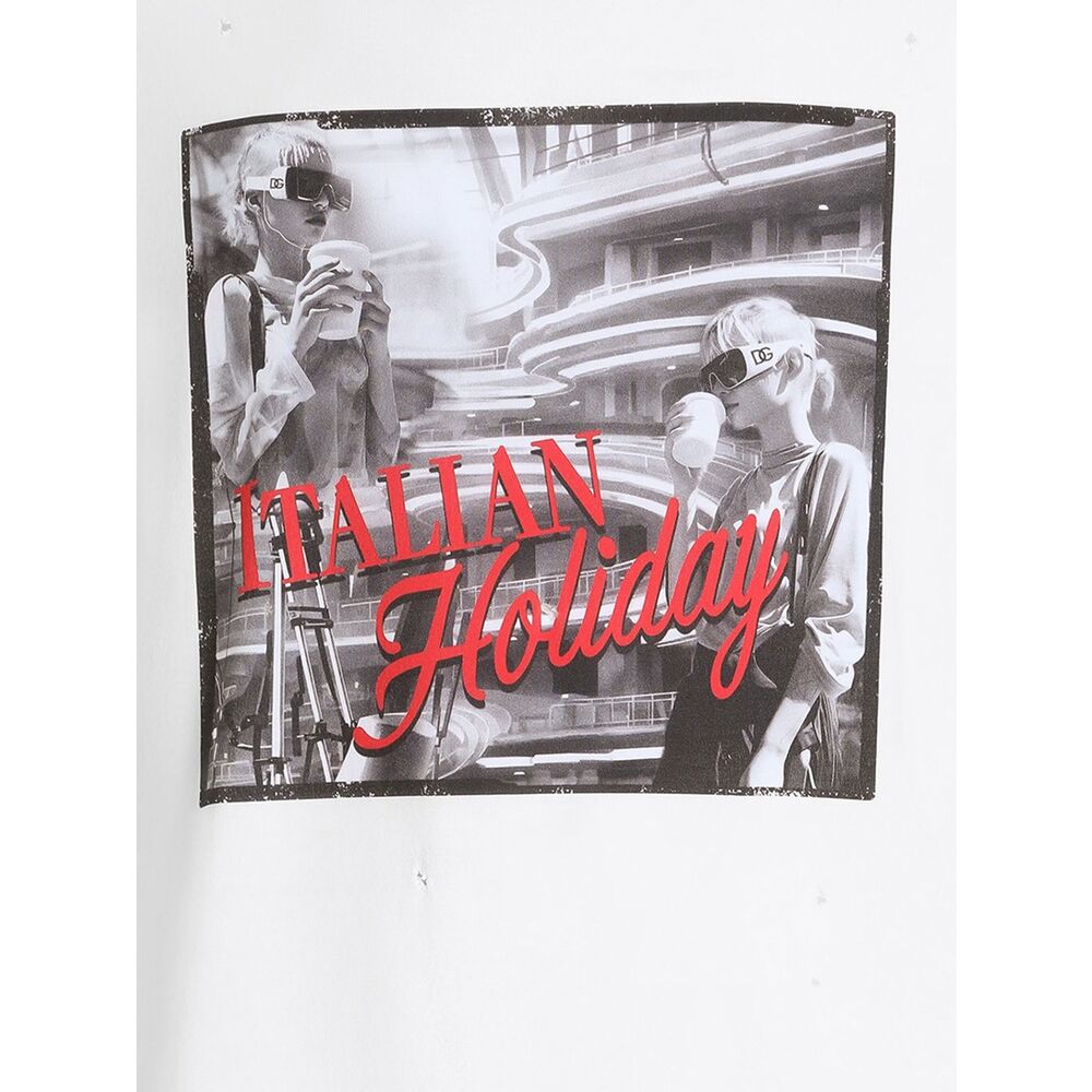 Dolce & Gabbana White T-Shirts & Vests - T-Shirts Men