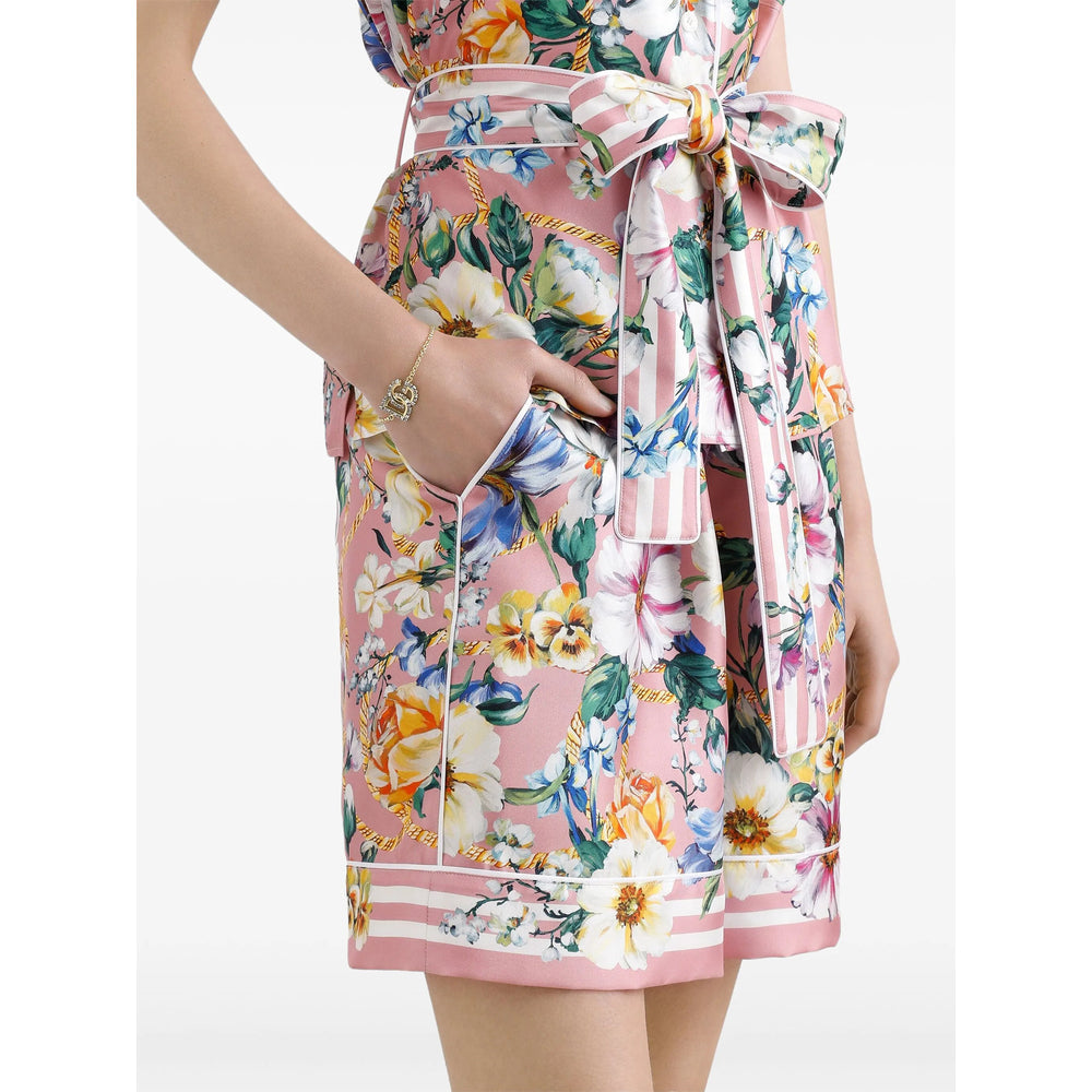 Dolce & Gabbana Pink Shorts - Knee-Length Shorts Women