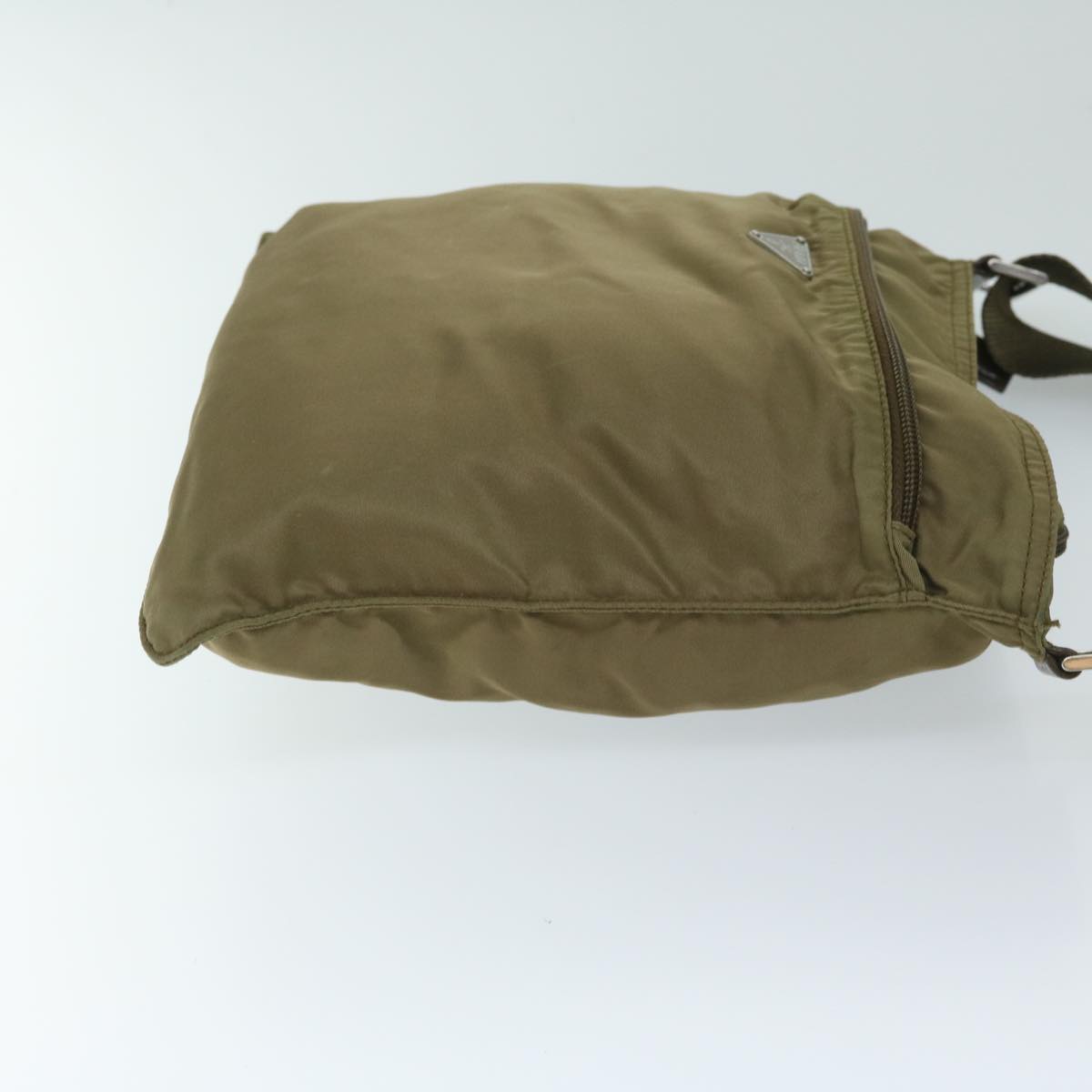 PRADA Shoulder Bag Nylon Khaki  69137