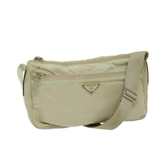 PRADA Shoulder Bag Nylon Beige  69153