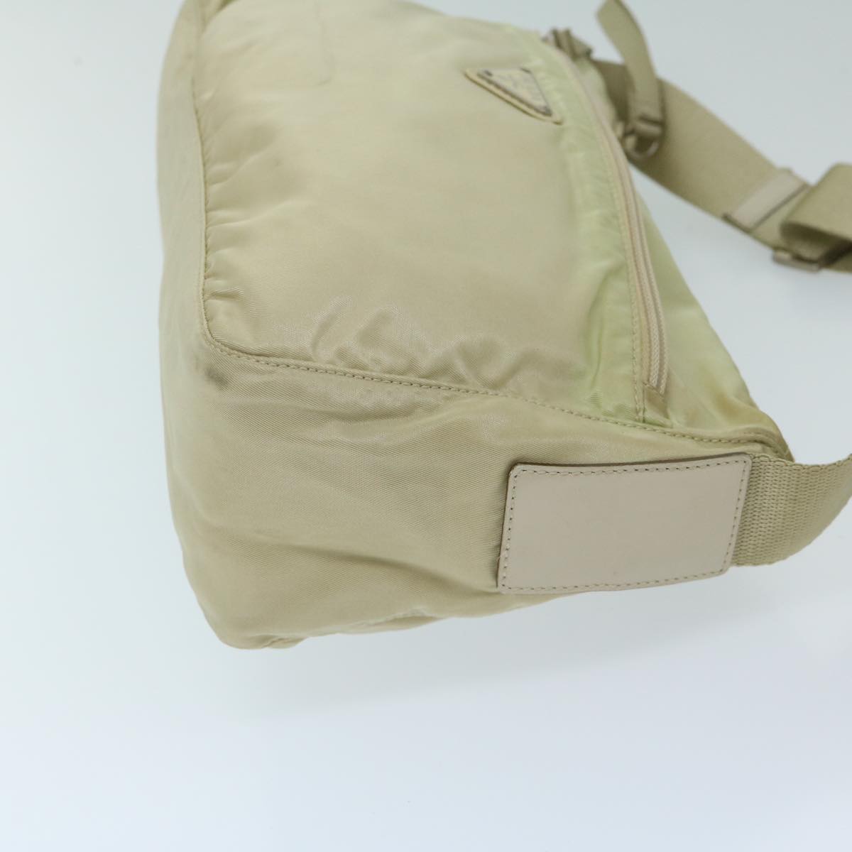 PRADA Shoulder Bag Nylon Beige  69153