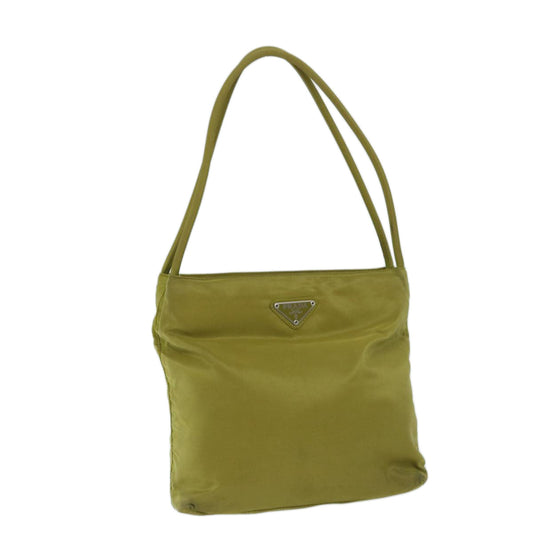 PRADA Shoulder Bag Nylon Khaki  69199