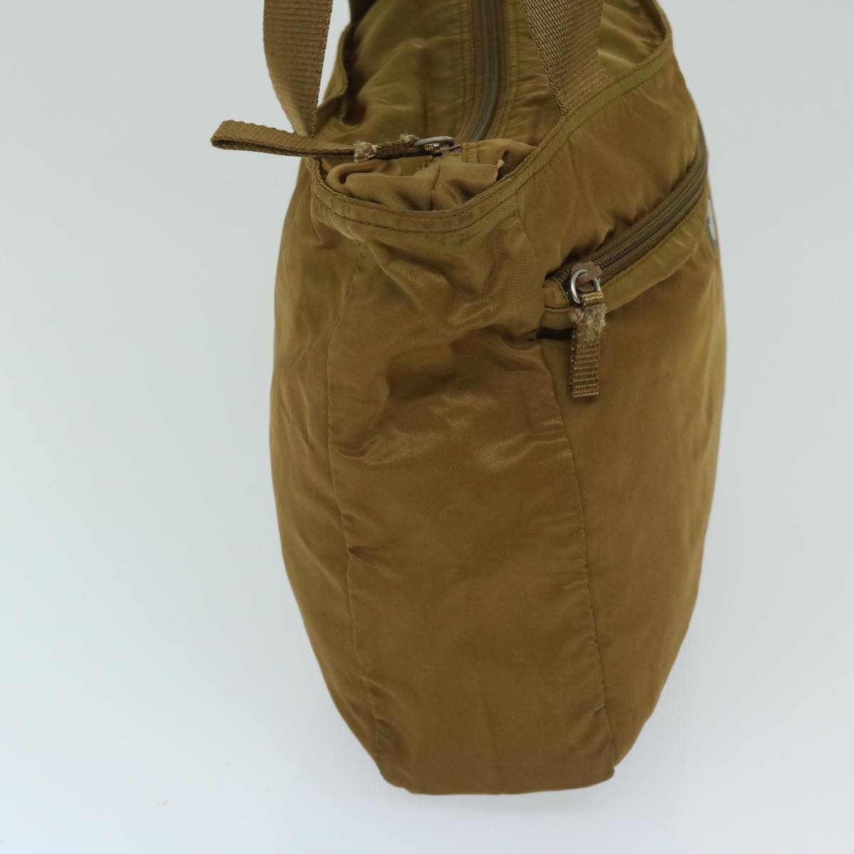PRADA Shoulder Bag Nylon Khaki  69201