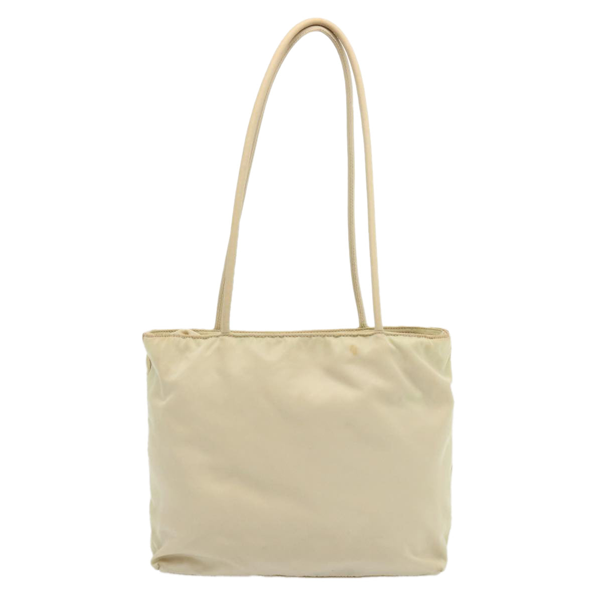 PRADA Tote Bag Nylon Cream  69235