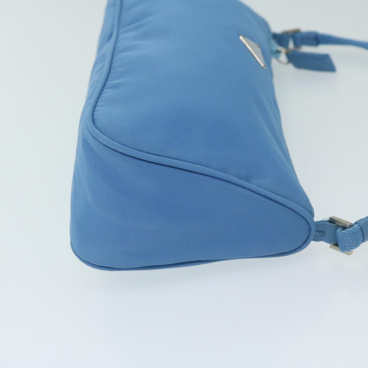 PRADA Accessory Pouch Nylon Light Blue 69259