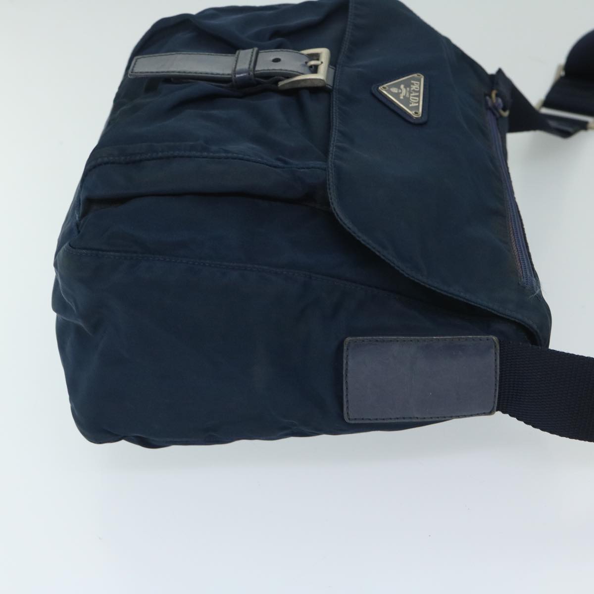 PRADA Shoulder Bag Nylon Navy 69343