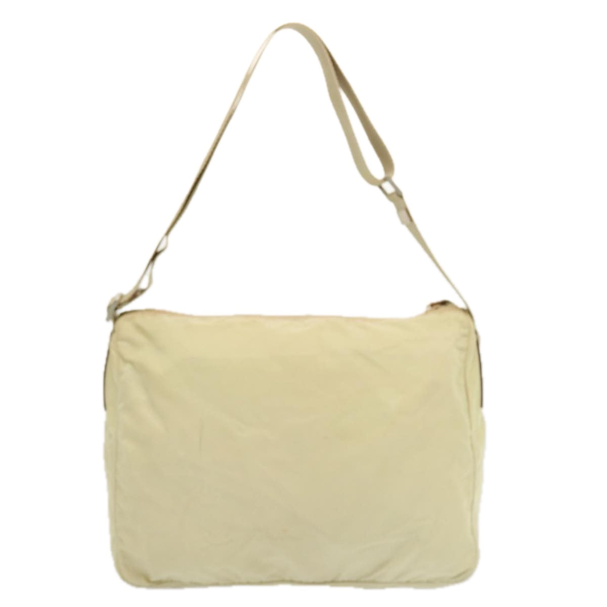 PRADA Shoulder Bag Nylon Cream  69345