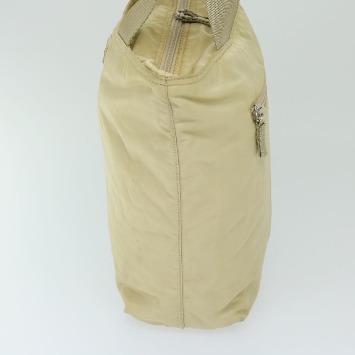 PRADA Shoulder Bag Nylon Cream 69347