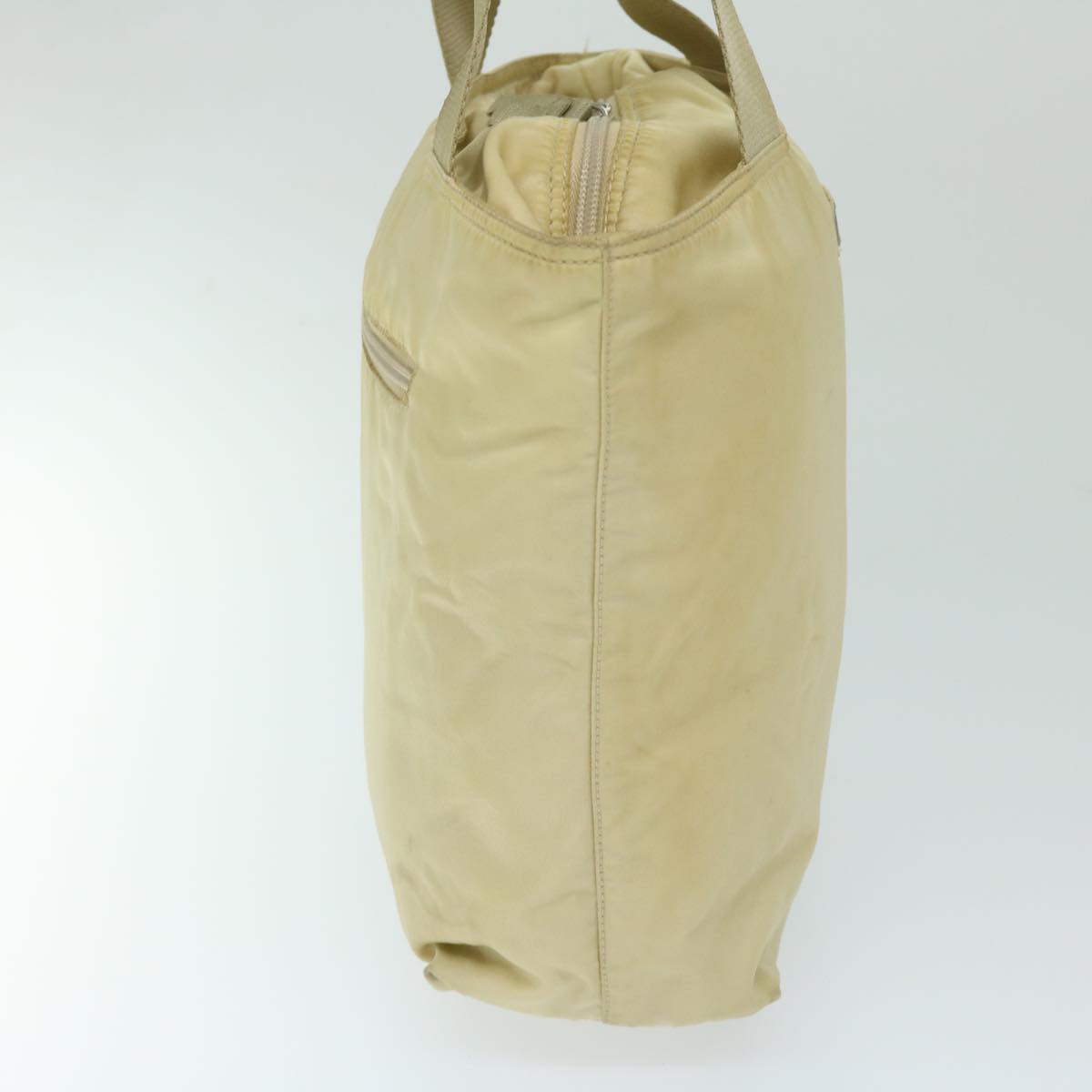 PRADA Shoulder Bag Nylon Cream 69347