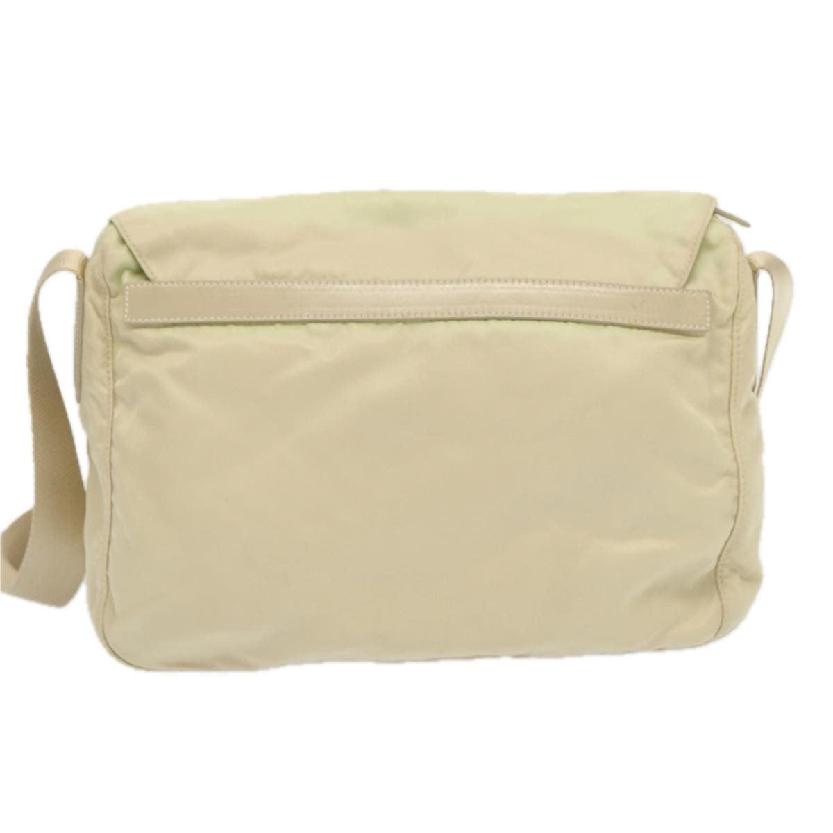 PRADA Shoulder Bag Nylon Cream  69349