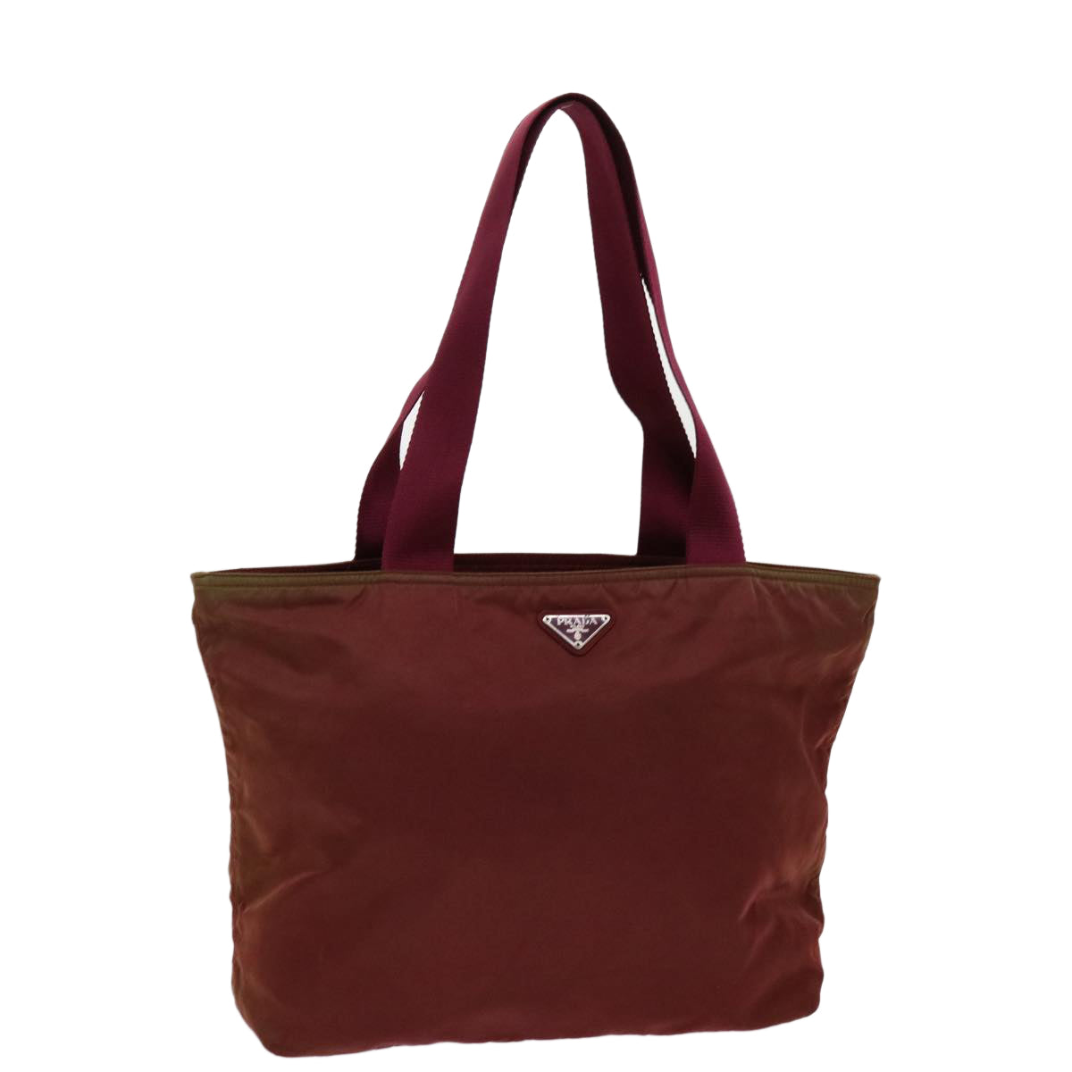 PRADA Tote Bag Nylon Bordeaux 69351