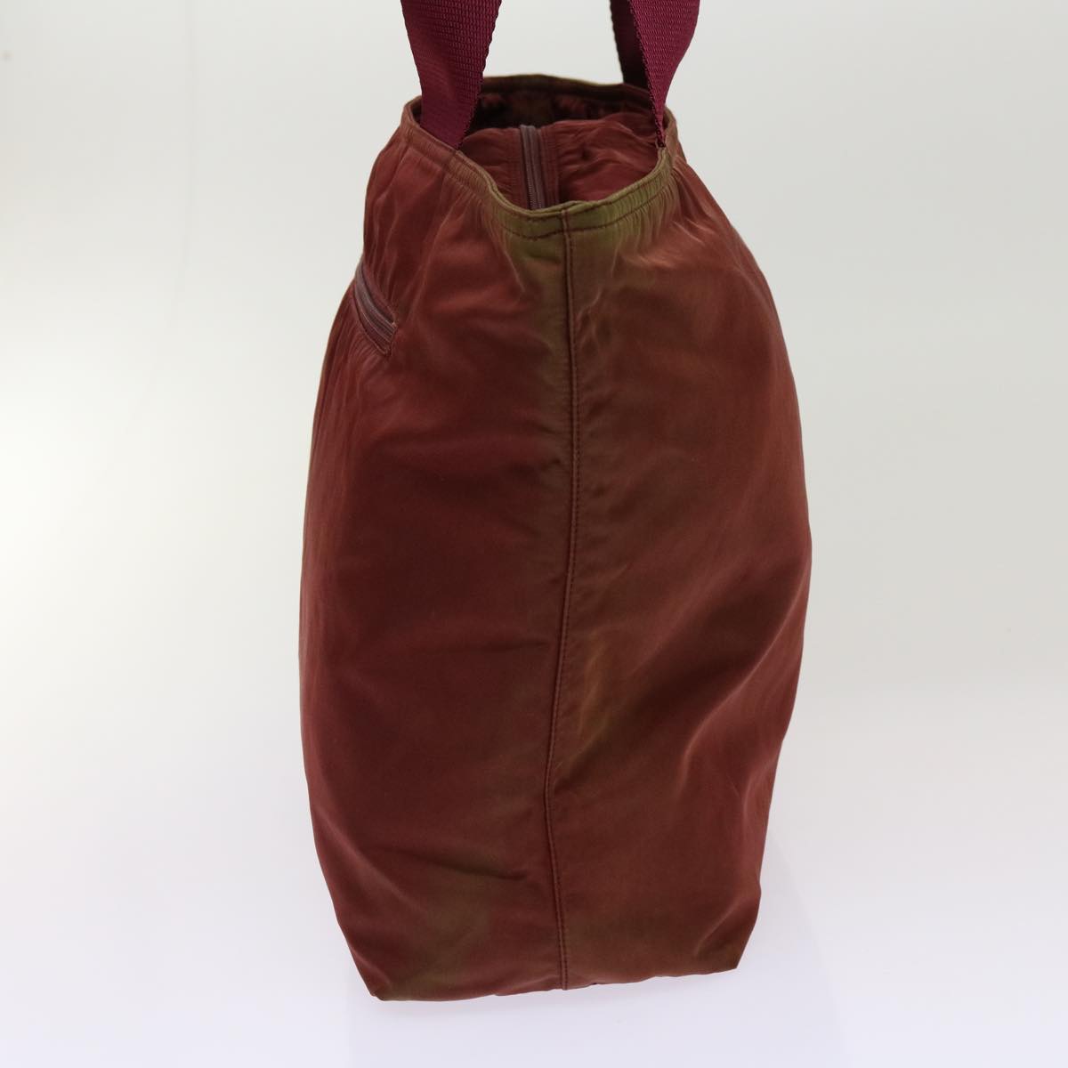 PRADA Tote Bag Nylon Bordeaux 69351