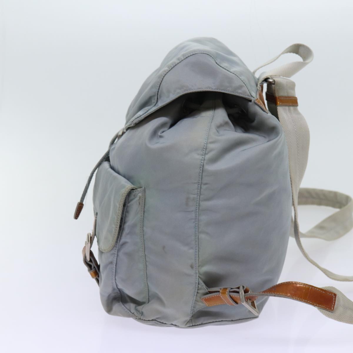 PRADA Backpack Nylon Light Blue 69352