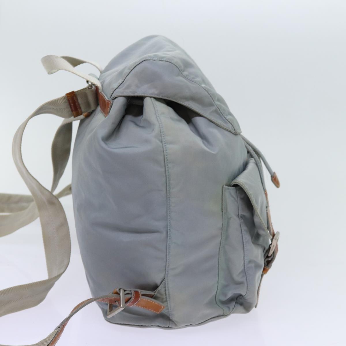 PRADA Backpack Nylon Light Blue 69352