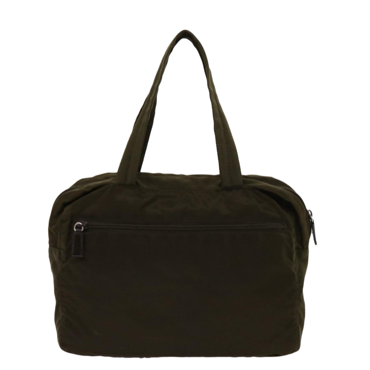 PRADA Hand Bag Nylon Khaki  69353