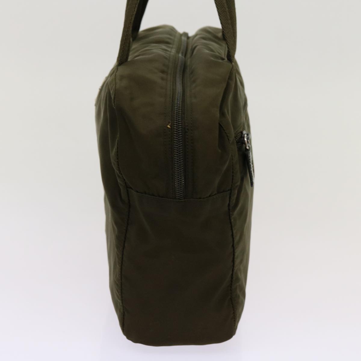 PRADA Hand Bag Nylon Khaki  69353