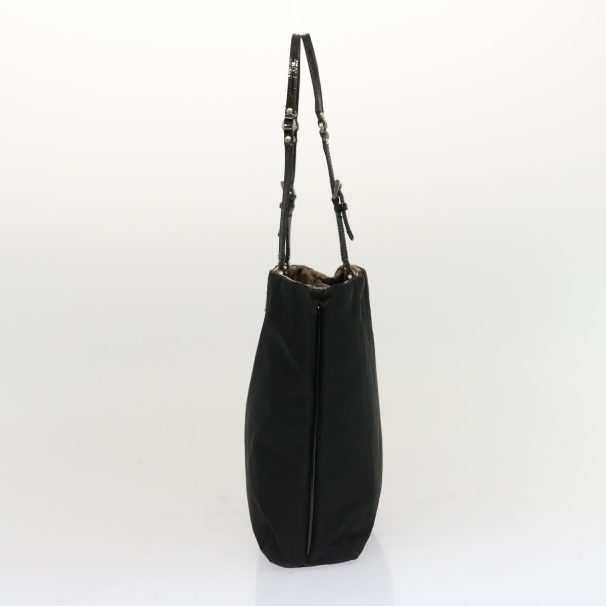 PRADA Hand Bag Nylon Black  69379