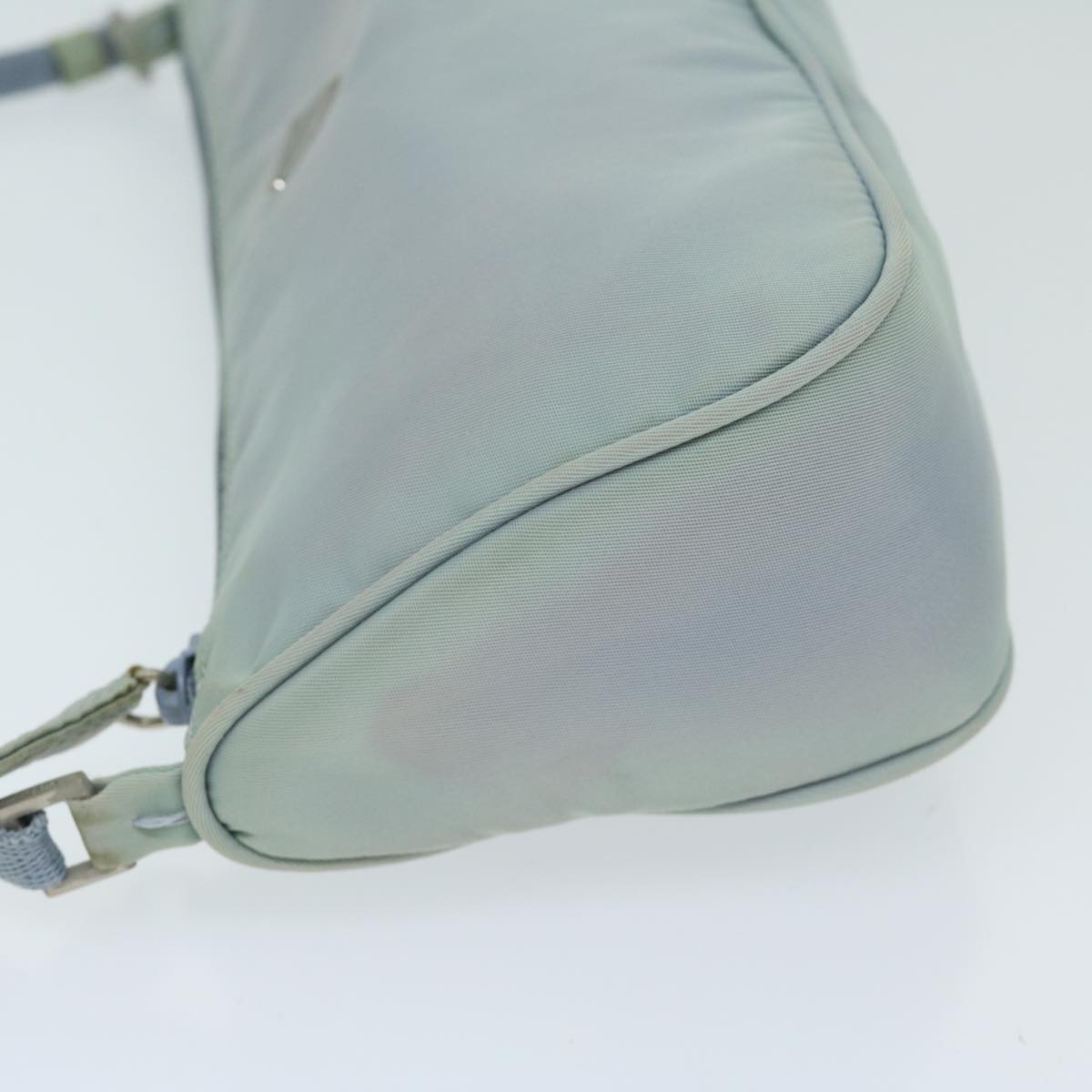 PRADA Accessory Pouch Nylon Light Blue 69506