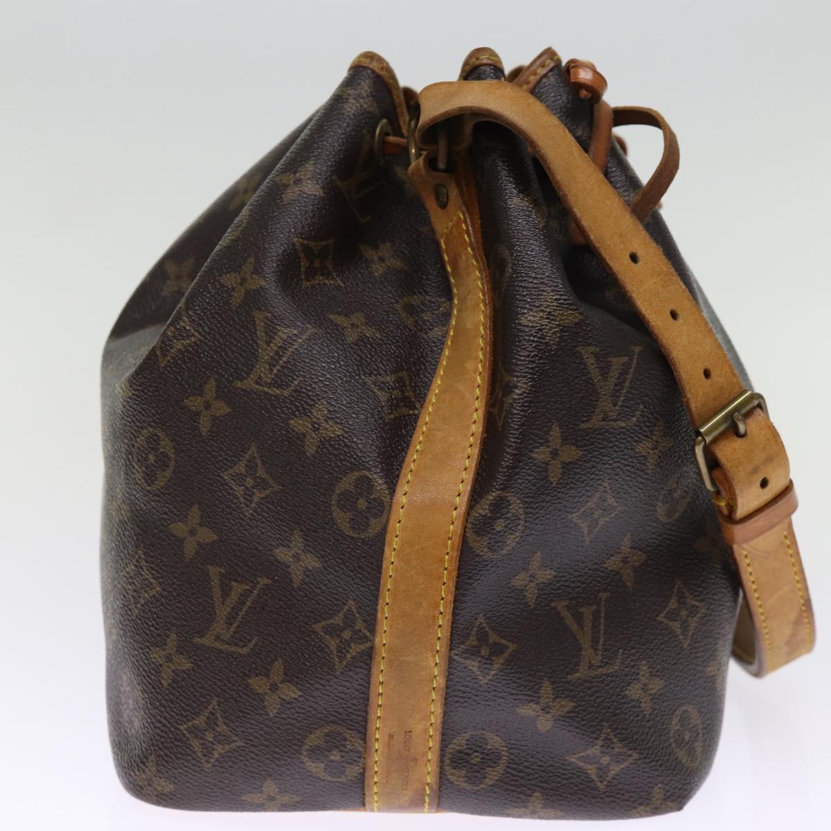 LOUIS VUITTON Monogram Petit Noe Shoulder Bag M42226 LV 69574