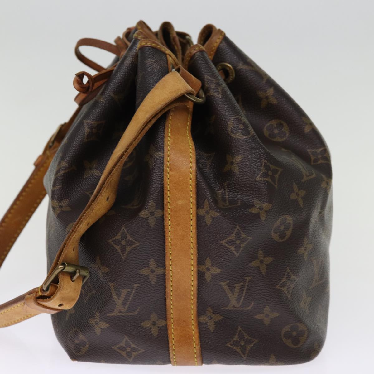 LOUIS VUITTON Monogram Petit Noe Shoulder Bag M42226 LV 69574